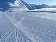 Präparierte Piste am Venet