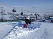 Beschneiung bis nach Kaprun