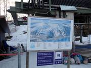 Pistenplan an der Talstation der Sesselbahn