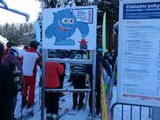 Kinderzugang zu den Liften