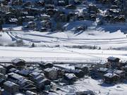 Die Loipen starten direkt in Livigno