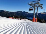 Sehr gute Pistenpräparierung