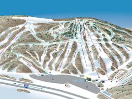 Pistenplan Cascade Mountain