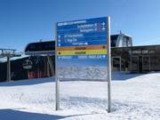 Vorbildliche Ausschilderung im Skigebiet Hochkönig