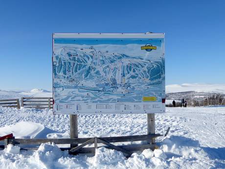 Nordeuropa: Orientierung in Skigebieten – Orientierung Ramundberget