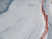 Präparierte Loipe in Štrbské Pleso