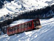 Standseilbahn Davos-Höhenweg 1. Sektion Parsennbahn - 220er Standseilbahn