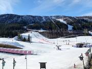 Übungsgelände im Tal vor der Skistar Lodge