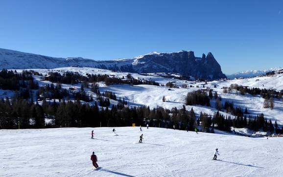 Seiser Alm: Größe der Skigebiete – Größe Seiser Alm (Alpe di Siusi)
