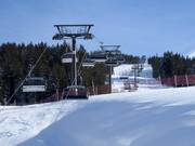 Dacheggbahn - 6er Hochgeschwindigkeits-Sesselbahn (kuppelbar) mit Abdeckhauben