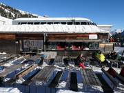 Balzplatz an der Talstation der Möserbahn