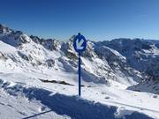 Klare Pistenbegrenzung