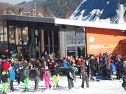 Seilbar an der Talstation der Ettelsberg-Seilbahn