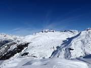 Blick vom Gemsstock zum Gütsch