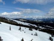 Blick über das Skigebiet von Big White