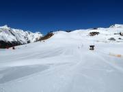 Tschunggaipiste an der Mittelstation