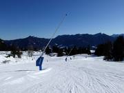 Lanzenbeschneiung am Milchhäusl-6er-Express