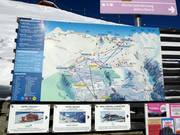 Pistenplan im Skigebiet Belalp