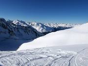 Schwere Variante vom Weißseejoch nach Melag in Südtirol (ohne Liftanschluss)