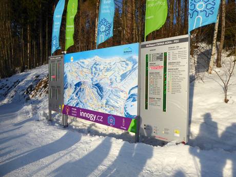Sudeten (Sudety): Orientierung in Skigebieten – Orientierung Černá hora – Janské Lázně