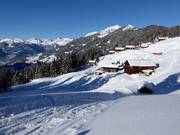 Start der Skiroute ins Tal