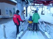 Sehr hilfsbereites Personal an der Sesselbahn