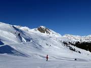 Blick über das Skigebiet Ratschings-Jaufen