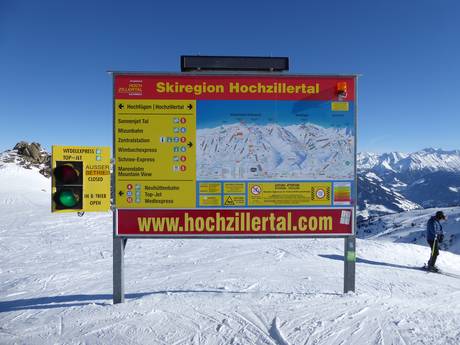 Tuxer Alpen: Orientierung in Skigebieten – Orientierung Kaltenbach – Hochzillertal/Hochfügen (SKi-optimal)