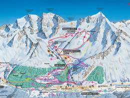 Pistenplan Hohsaas – Saas-Grund