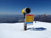 Pistenausschilderung im Skigebiet Krvavec