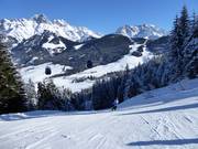 Schwarze Piste an der Natrunbahn