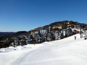 Blick auf die Unterkünfte in Hotham Central