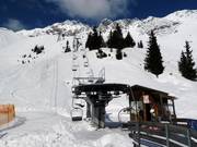 Seegrube - 2er Sesselbahn fix geklemmt