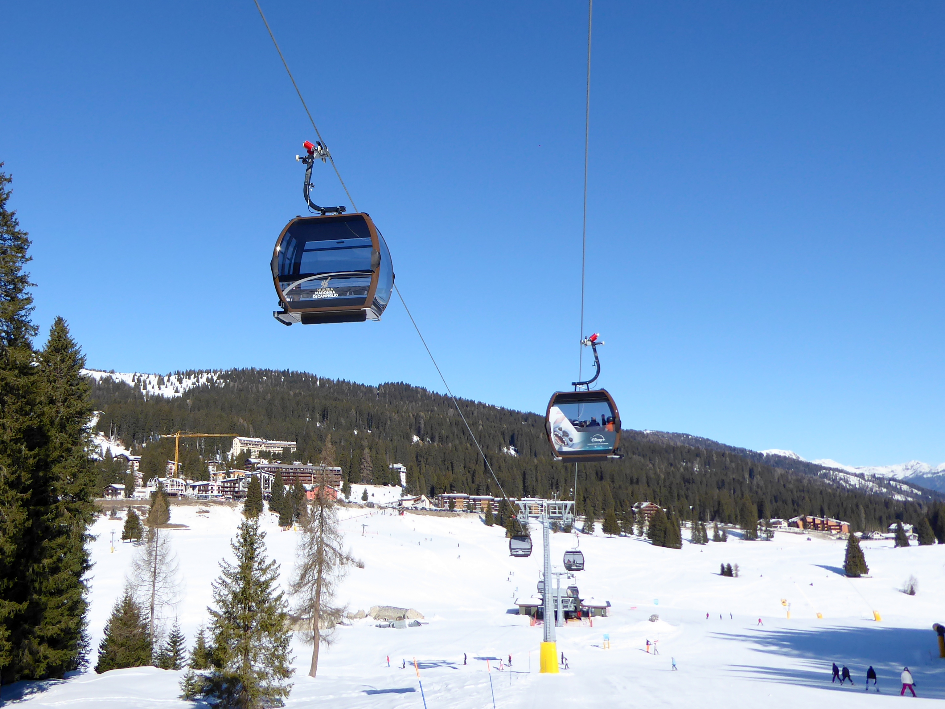 Alle Skilifte/Aufstiegsanlagen im Skigebiet Madonna di Campiglio/Pinzolo/Folgàrida/Marilleva