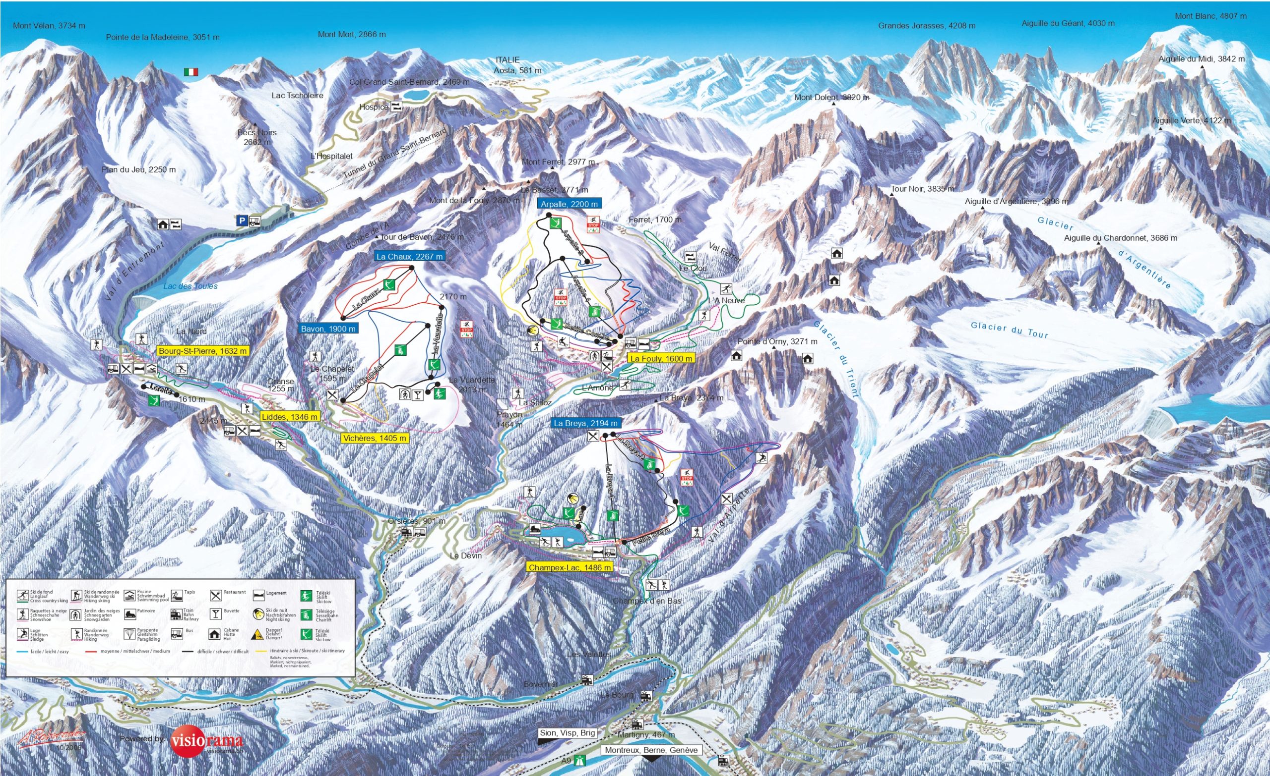Skigebiet La Lorette – Bourg-Saint-Pierre
