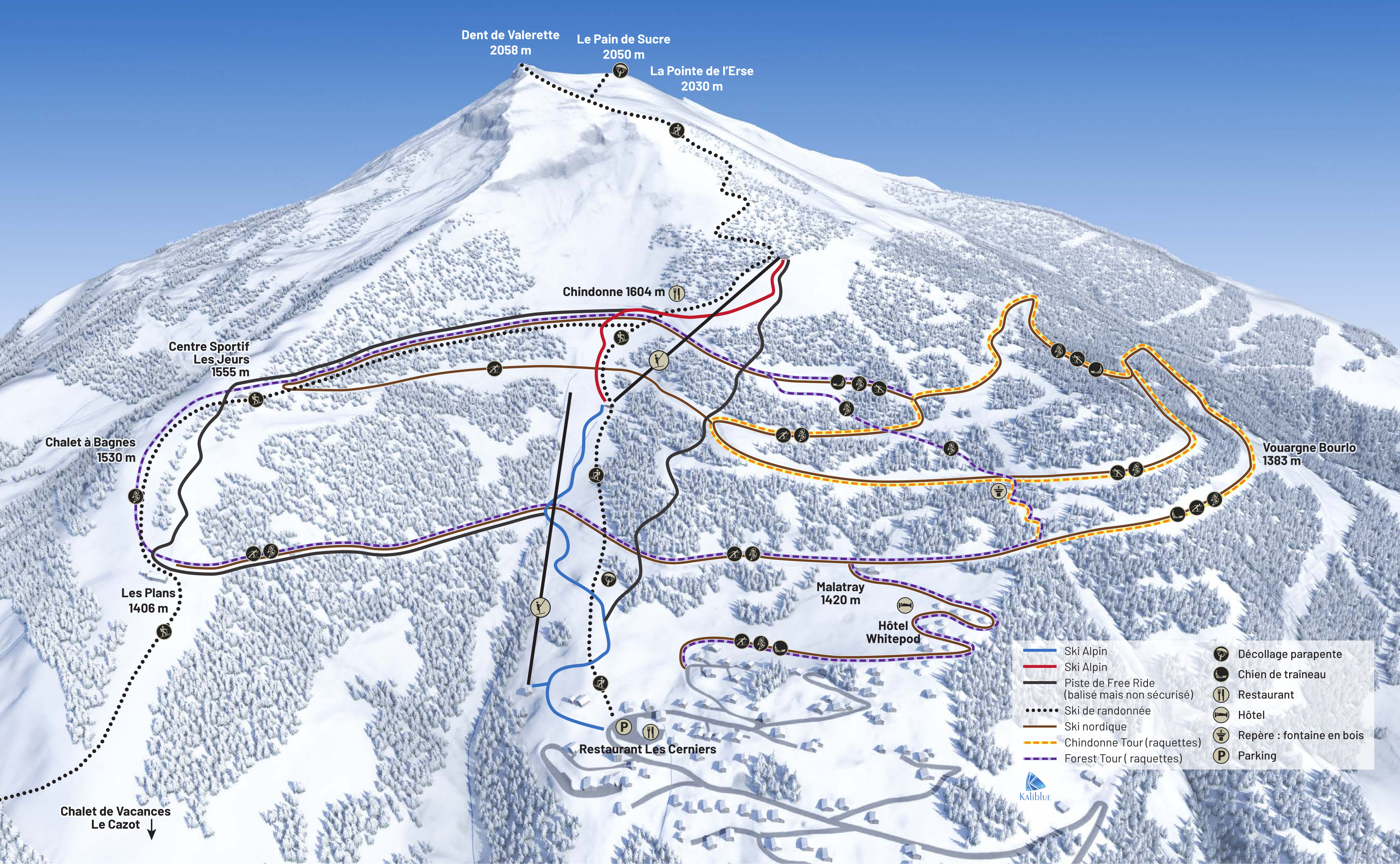 Skigebiet Télégiettes
