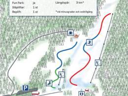 Skigebiet Ombergsliden Vadstena