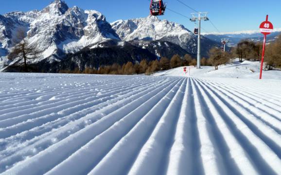 Skifahren in der Dolomitenregion Drei Zinnen