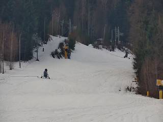 Laskowa-ski - widok z dolnej stacji