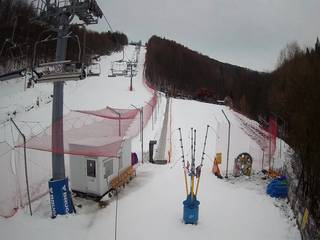 Hotel Stok w Wiśle - widok na tor saneczkowy
