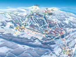 Pistenplan Hafjell