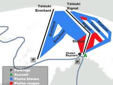 Pistenplan Mont Ventoux Sud