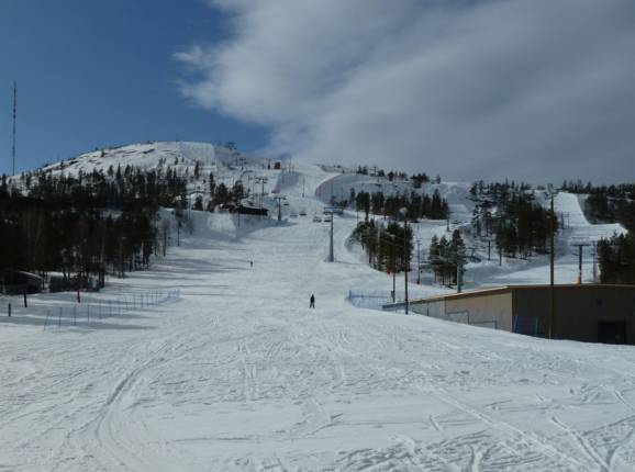 Abfahrten an der 6er Sesselbahn