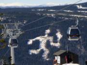 Olympischer Fackelläufer von Hafjell