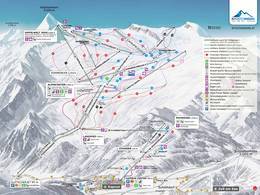 Pistenplan Kitzsteinhorn/Maiskogel – Kaprun