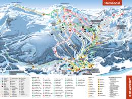 Pistenplan Hemsedal