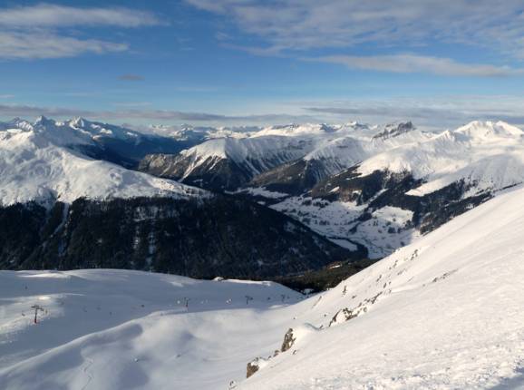 Blick vom Jakobshorn