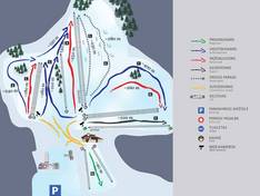 Pistenplan Liepkalnis – Vilnius (Žiemos trasa)