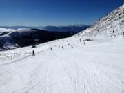 Pistentraum mit Blick ins Meraner Land