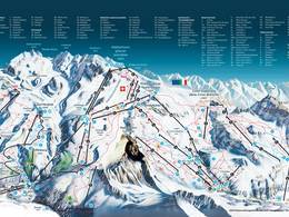 Pistenplan Zermatt/Breuil-Cervinia/Valtournenche – Matterhorn